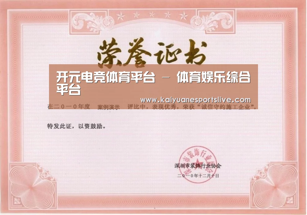 荣誉证书二